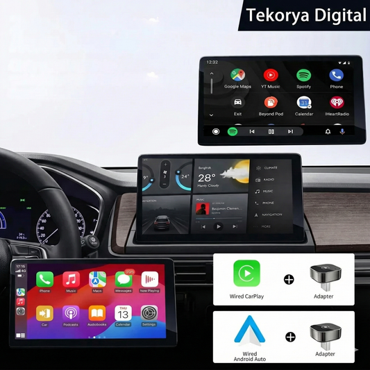 Boîte CarPlay & Android Auto Sans Fil